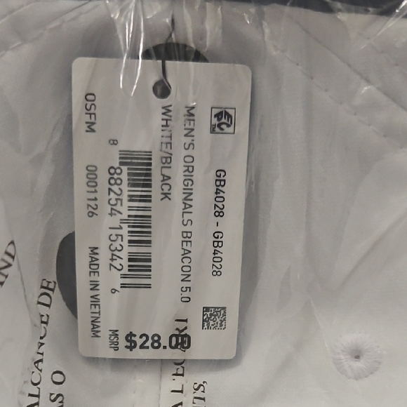 Adidas White Cap - Picture 6 of 6